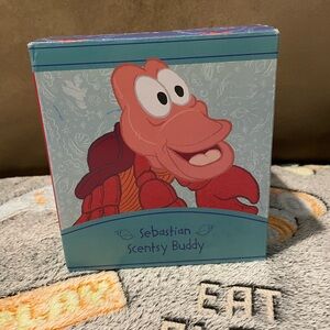 Scentsy Buddy Sebastian plush from little mermaid - Vibrant Red and Blue